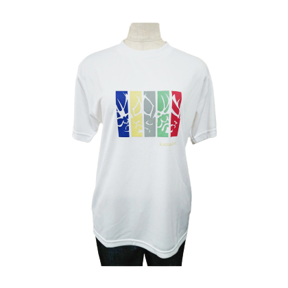 065 半袖隈取Tシャツ　白